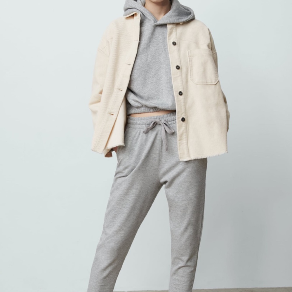 Cream Corduroy Overshirt/Jacket. Oversized fit.